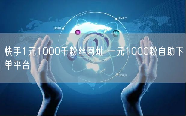 快手1元1000千粉丝网址 一元1000粉自助下单平台
