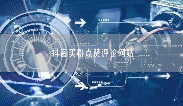 抖音买粉点赞评论网站
